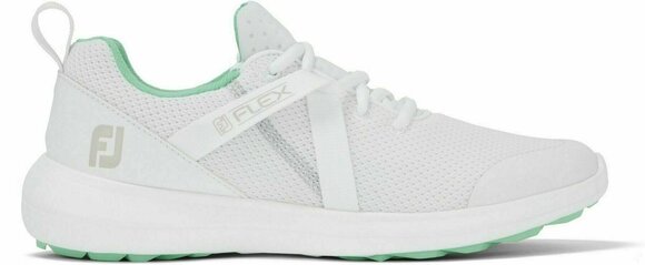 Pantofi de golf pentru femei Footjoy Flex White/Green 37 - 1