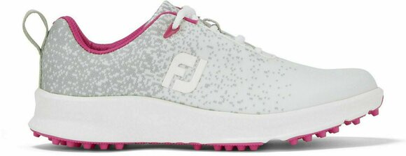 Chaussures de golf pour femmes Footjoy Leisure Silver/White/Fuchsia 38 - 1
