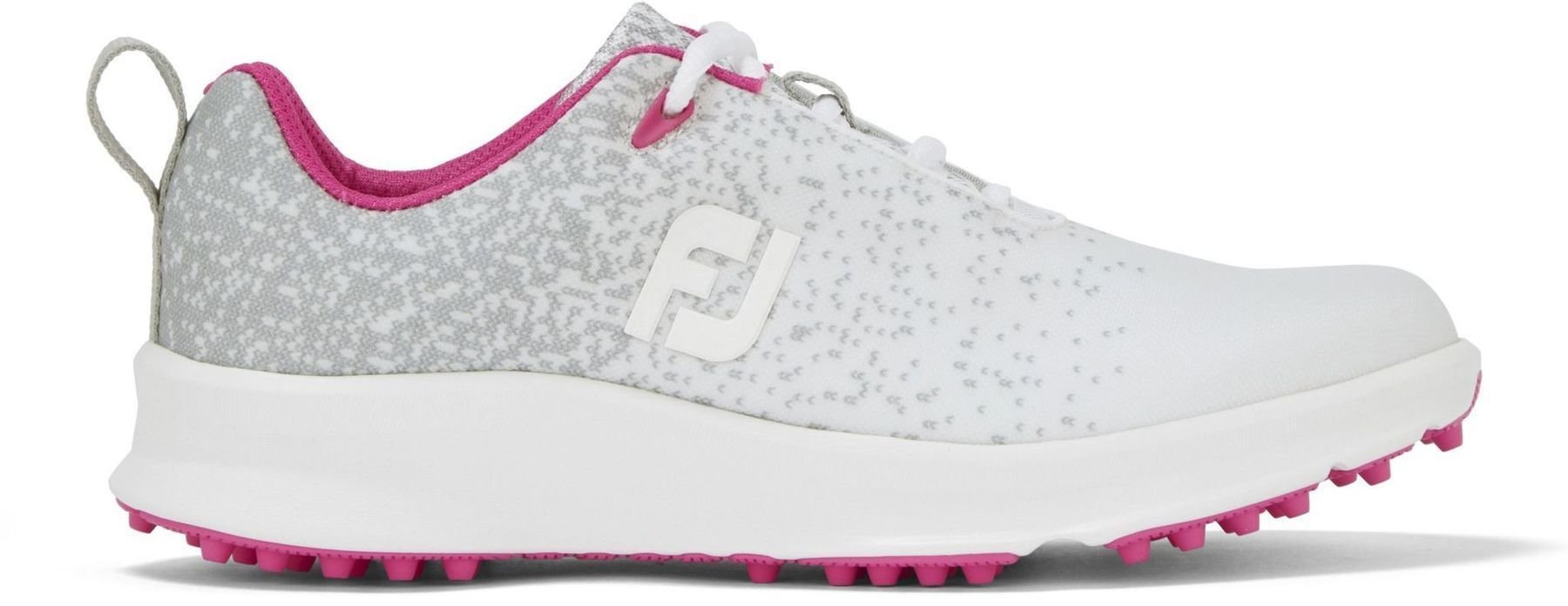 Chaussures de golf pour femmes Footjoy Leisure Silver/White/Fuchsia 39