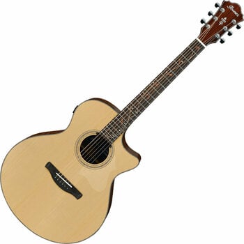Guitare Jumbo acoustique-électrique Ibanez AE275-LGS Natural - 1
