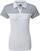 Риза за поло Footjoy Lisle Dot Print Yoke Womens Polo Shirt White/Navy XS