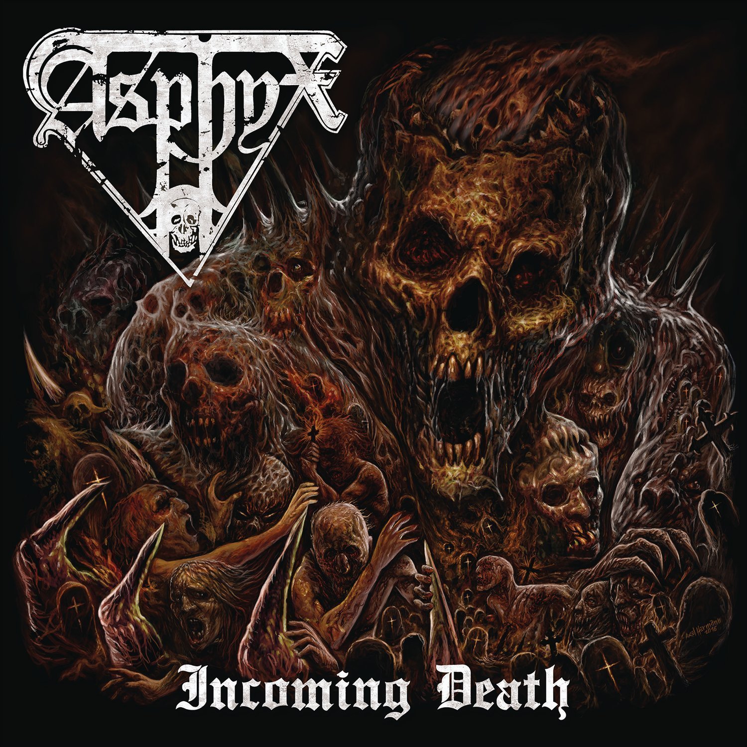 Δίσκος LP Asphyx Incoming Death (LP)