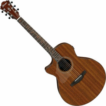 Jumbo elektro-akoestische gitaar Ibanez AE295L-LGS Natural - 1