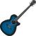 Електро-акустична китара Джъмбо Ibanez AEG7-TBO Transparent Blue Sunburst