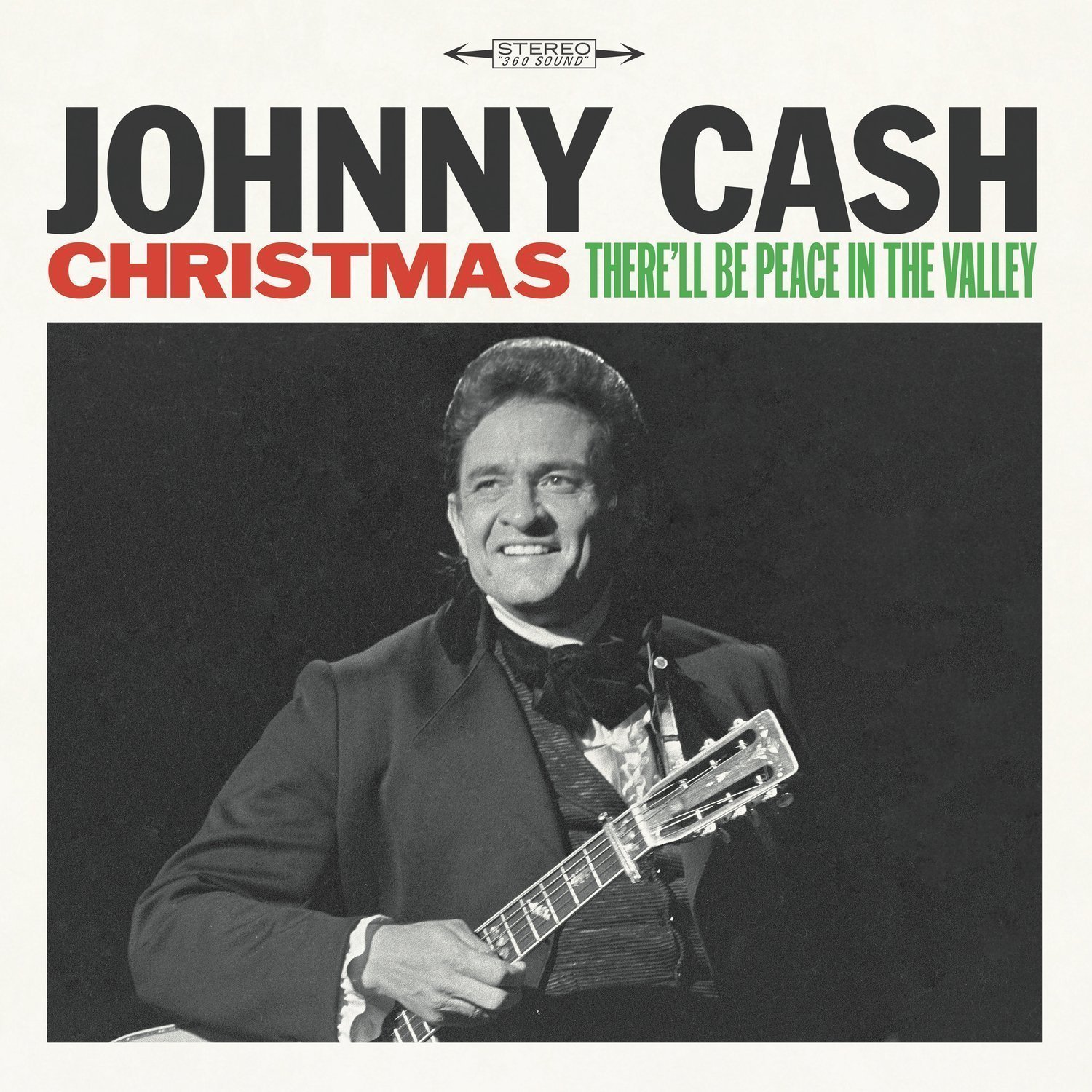 Vinyl Record Johnny Cash Christmas: There'll Be Peace In the Valley (LP)