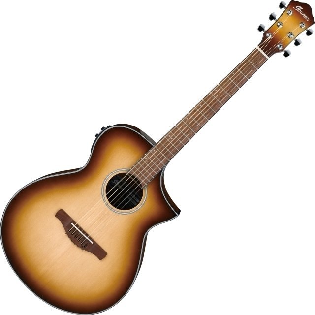 electro-acoustic guitar Ibanez AEWC11-NNB Natural Browned Burst