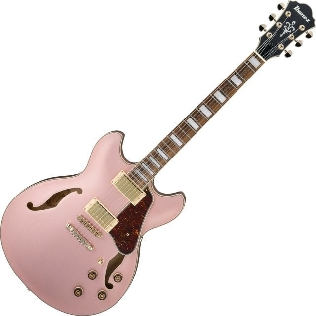 Puoliakustinen kitara Ibanez AS73G-RGF Rose Gold Metallic Flat