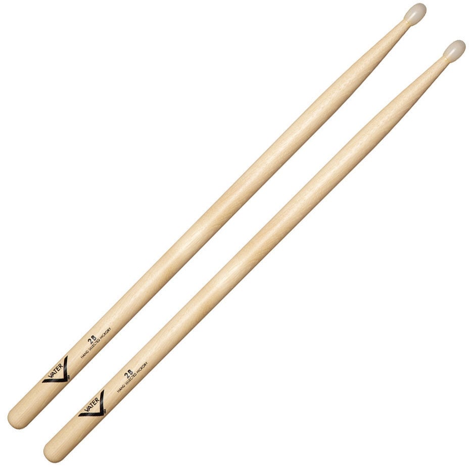 Drumsticks Vater VH2BN American Hickory 2B Drumsticks