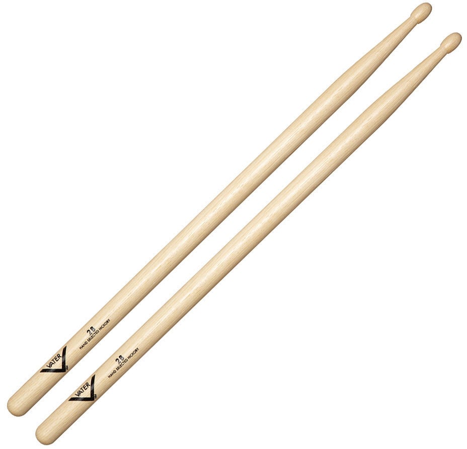 Drumsticks Vater VH2BW American Hickory 2B Drumsticks