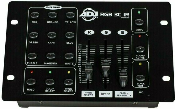 Controlador de iluminación, interfaz ADJ RGB 3C IR - 1