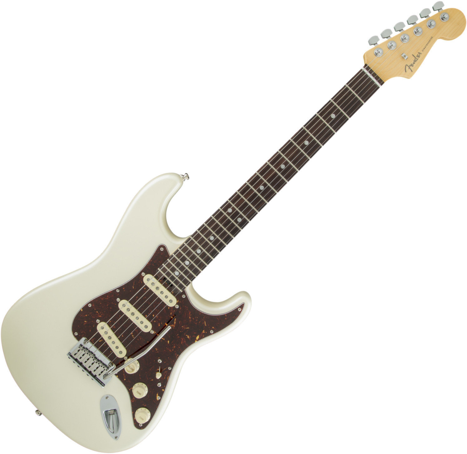 Guitare électrique Fender American Elite Stratocaster RW Olympic Pearl