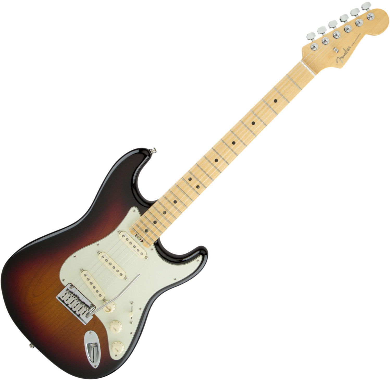 Guitare électrique Fender American Elite Stratocaster MN 3-Color Sunburst