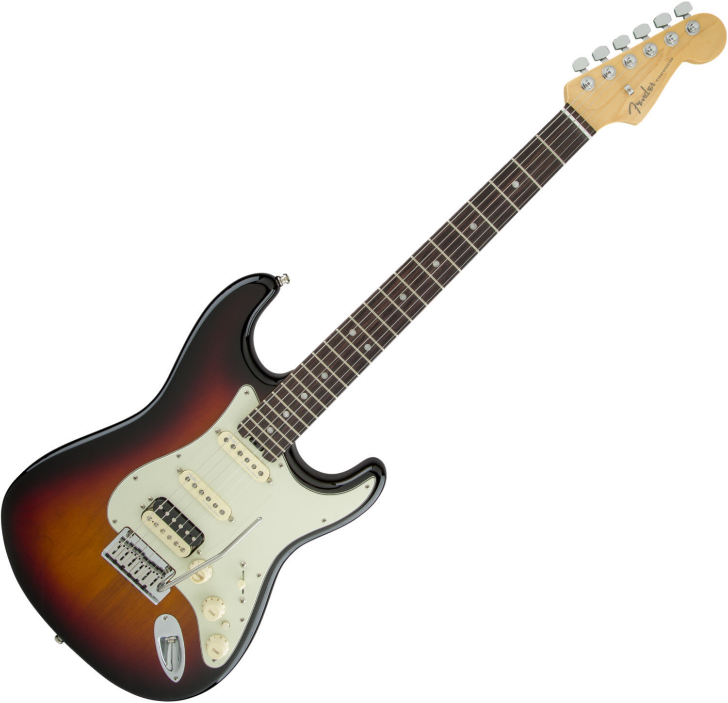 Sähkökitara Fender American Elite HSS Shawbucker RW 3-Color Sunburst