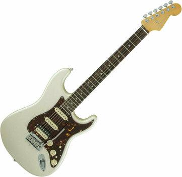 Guitare électrique Fender American Elite Stratocaster HSS Shawbucker RW Olympic Pearl - 1