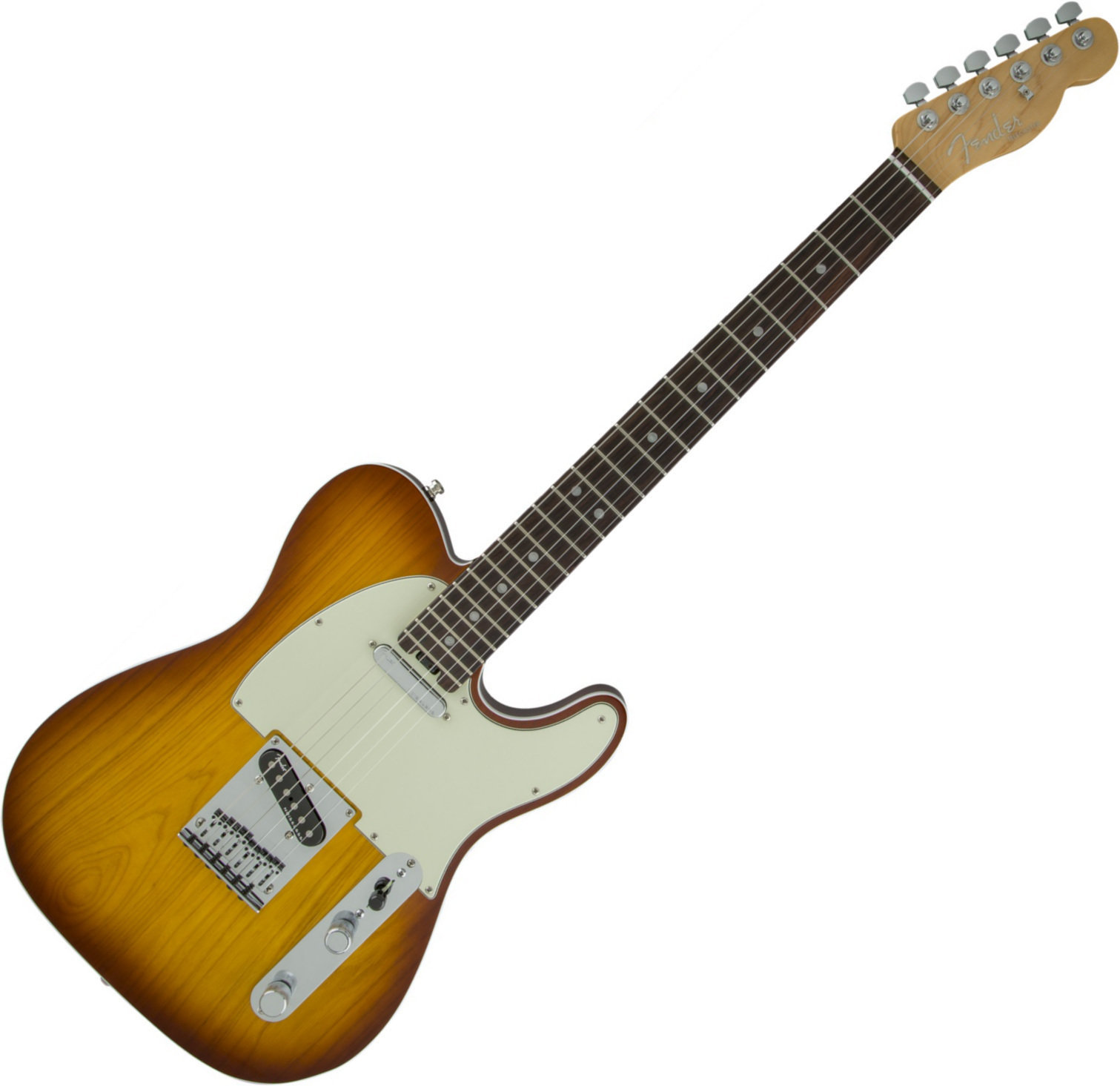 Chitară electrică Fender American Elite Telecaster RW Tobacco Sunburst (Ash)