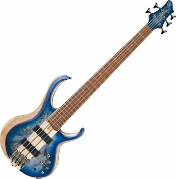 5-saitiger E-Bass, 5-Saiter E-Bass Ibanez BTB845-CBL Cerulean Blue Burst (Neuwertig) - 1