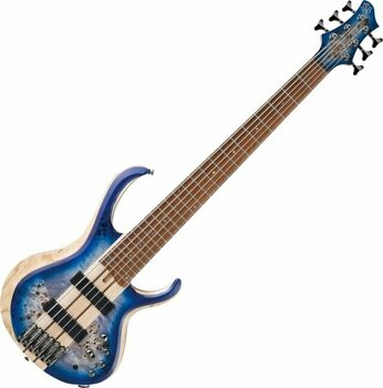 6-saitiger E-Bass, 6-Saiter E-Bass Ibanez BTB846-CBL Cerulean Blue Burst Low Gloss - 1
