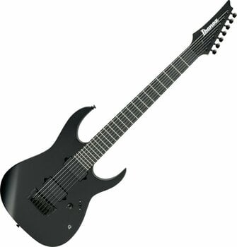 7-string Electric Guitar Ibanez RGIXL7-BKF Black Flat - 1