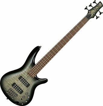 5-string Bassguitar Ibanez SR405EQM Surreal Black Burst Gloss - 1