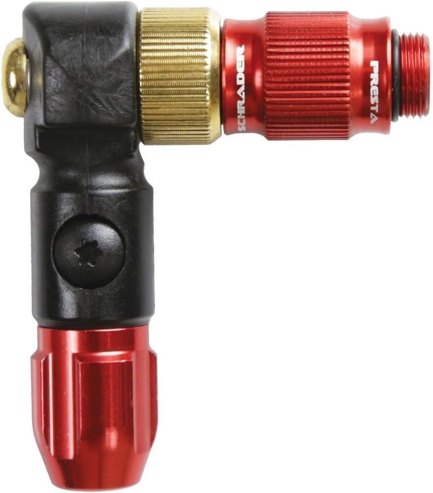 Tilbehør til pumper Lezyne ABS-1 Pro HP Pump Chuck Head Red Tilbehør til pumper