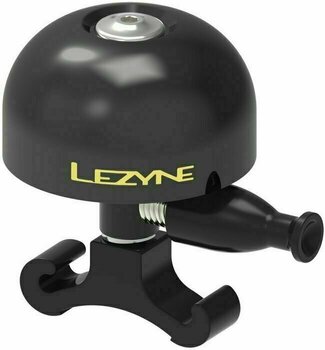 Bicycle Bell Lezyne Classic Brass Medium All Black Bicycle Bell - 1
