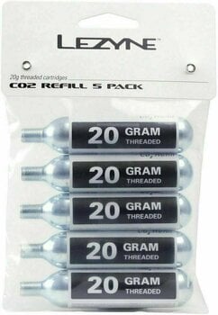 Recharges CO2 Lezyne 20g CO2 Silver Recharges CO2 - 1