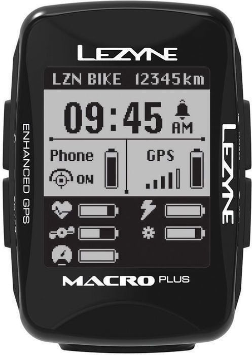 elettronica per bicicletta Lezyne Macro Plus GPS