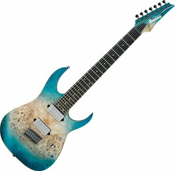 7-strenget elektrisk guitar Ibanez RG1127PBFXCIF Caribbean Islet Flat - 1