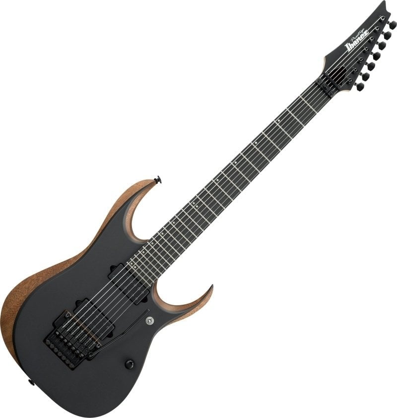 7-strenget elektrisk guitar Ibanez RGDR4327-NTF Black Flat