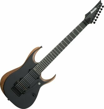 7-string Electric Guitar Ibanez RGDR4327-NTF Black Flat - 1