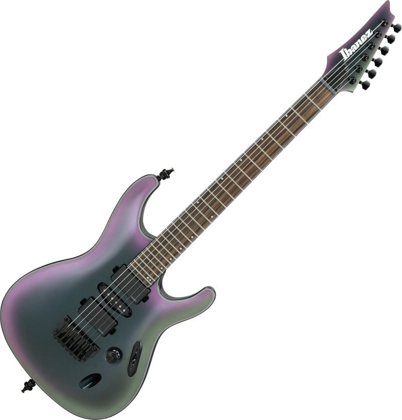Electric guitar Ibanez S671ALB-BAB Black Aurora Burst Gloss