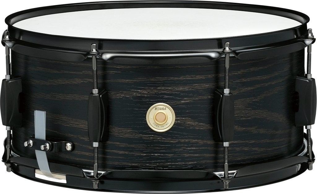 Snare Drum 14" Tama WP1465BK-BOW Woodworks 14" Black Oak Wrap