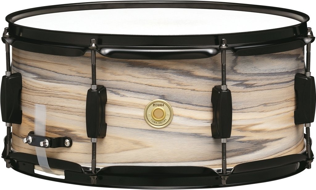 Caisse claire Tama WP1465BK-NZW Woodworks 14" Natural Zebrawood Wrap