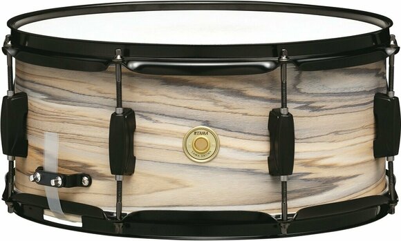 Caisse claire Tama WP1465BK-NZW Woodworks 14" Natural Zebrawood Wrap - 1