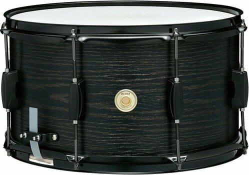 Snare Drum 14" Tama WP148BK-BOW Woodworks 14" Black Oak Wrap - 1