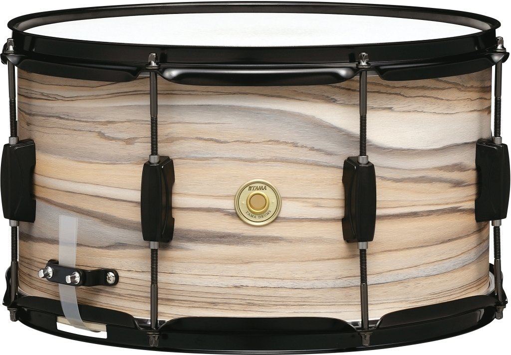 Caisse claire Tama WP148BK-NZW Woodworks 14" Natural Zebrawood Wrap