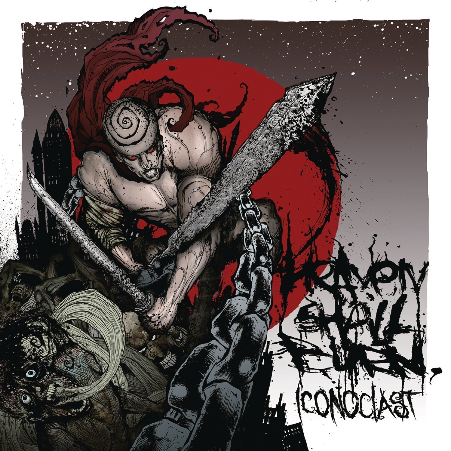Vinylskiva Heaven Shall Burn Iconoclast (Part One: the Final Resistance) (Gatefold Sleeve) (2 Red & Black Coloured Vinyl+CD)