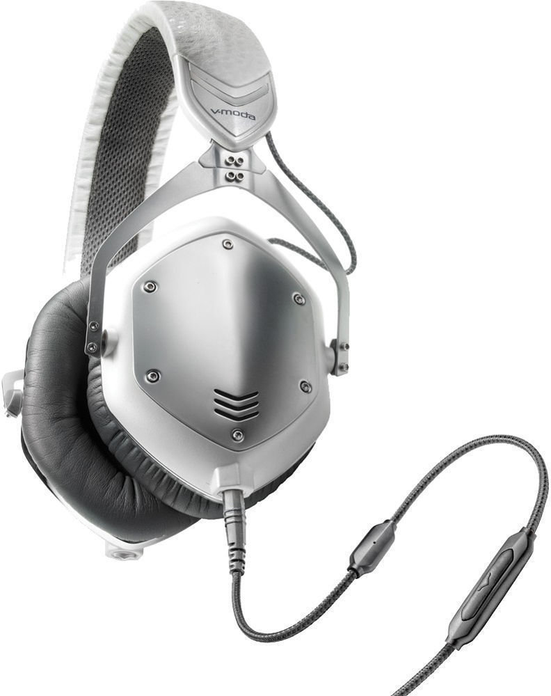 Sluchátka pro vysílání V-Moda Crossfade M100 Bílá-Stříbrná