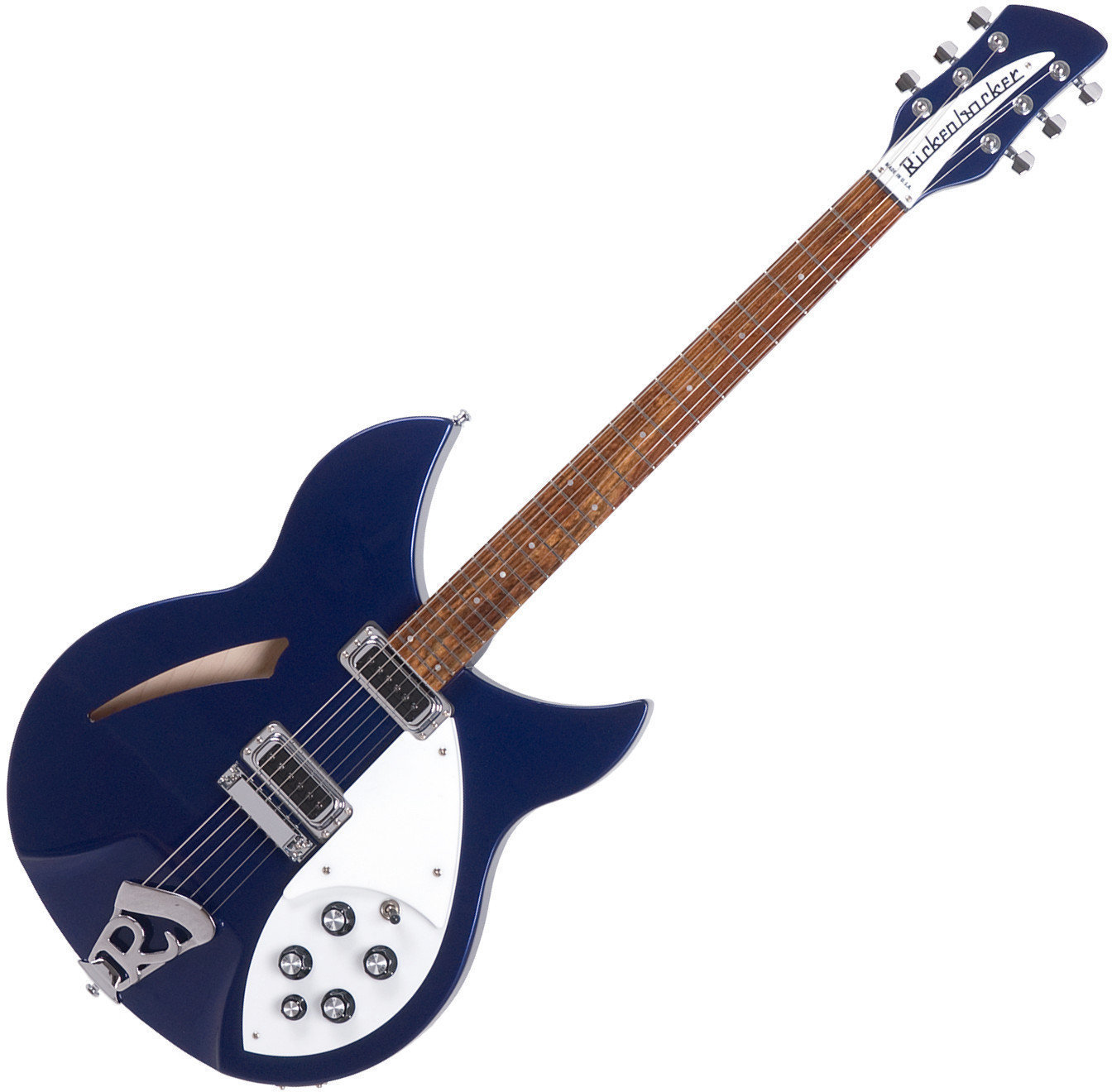 Halbresonanz-Gitarre Rickenbacker 330 Midnight Blue Halbresonanz-Gitarre