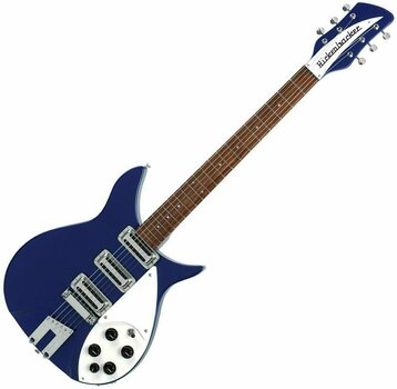 Halvakustisk gitarr Rickenbacker 350V63 Liverpool Midnight Blue - 1