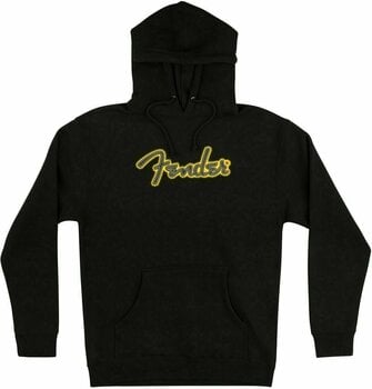 Hoodie Fender Yellow Stitch Black M Hoodie - 1