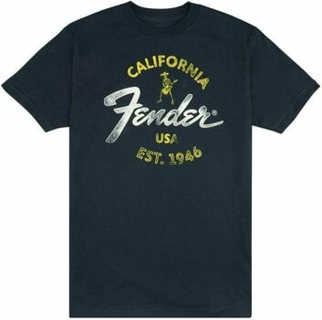 T-Shirt Fender T-Shirt Baja Blue Herren Blue 2XL - 1