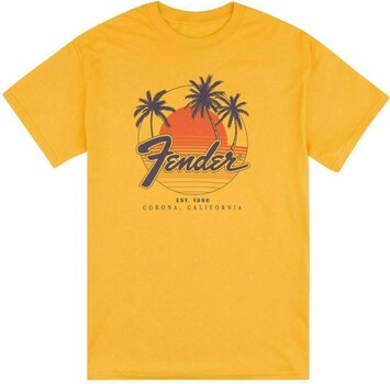 T-Shirt Fender T-Shirt Palm Sunshine Marigold S - 1