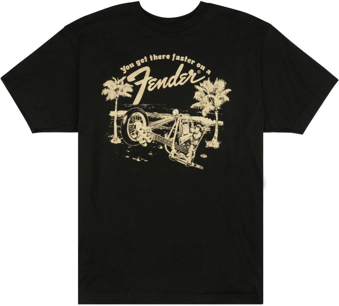 Shirt Fender Get There Faster Black M Shirt