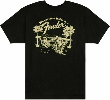 T-shirt Fender Get There Faster Black XL T-shirt - 1