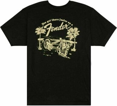 T-shirt Fender Get There Faster Black 2XL T-shirt - 1