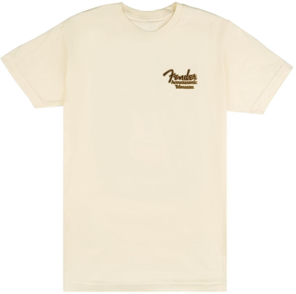 T-shirt Fender Acoustasonic Tele Cream XL T-shirt