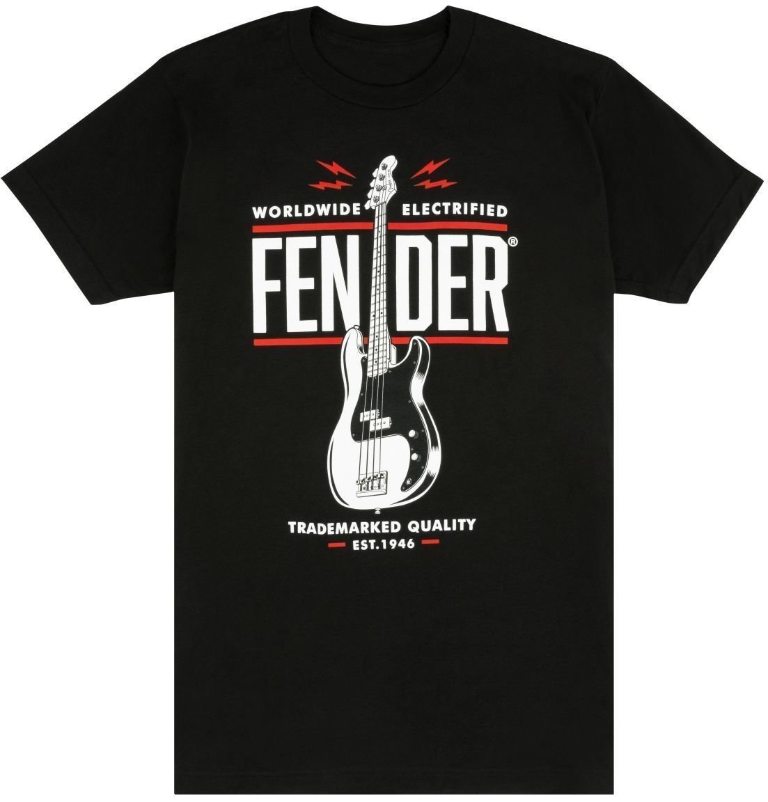 T-Shirt Fender T-Shirt P Bass Black M
