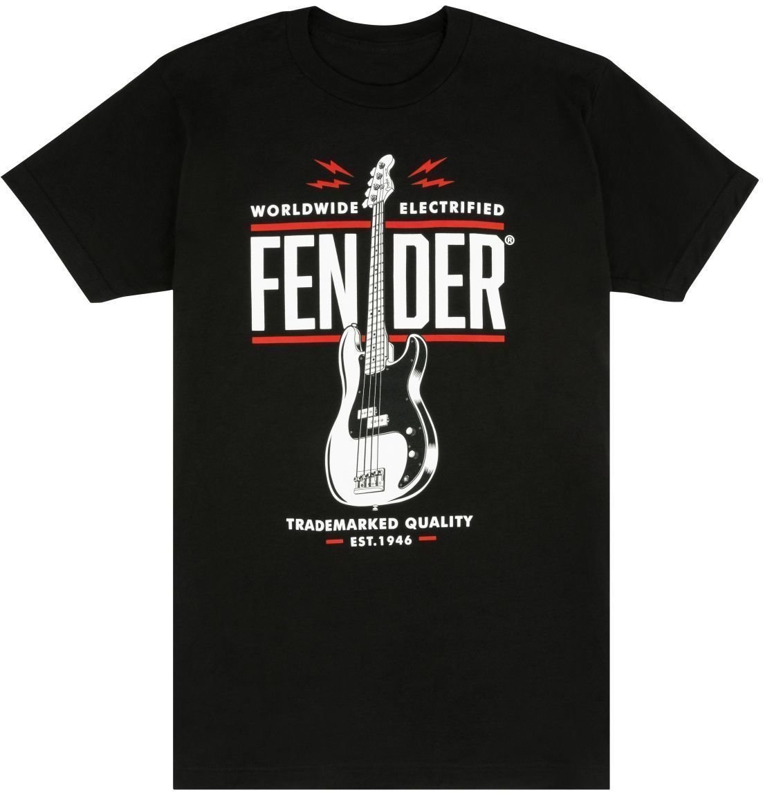 T-shirt Fender T-shirt P Bass Preto L