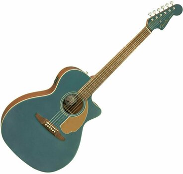 Guitare Jumbo acoustique-électrique Fender Newporter Player WN Ocean Teal - 1